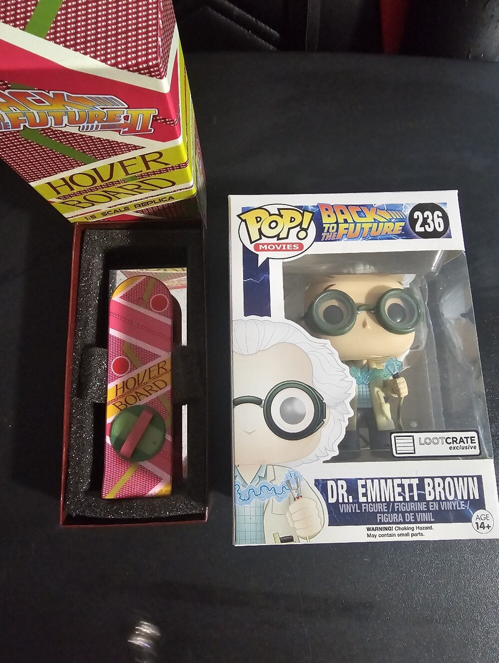 Funko 236 Back to the Future AND 1:5 Hover Replica